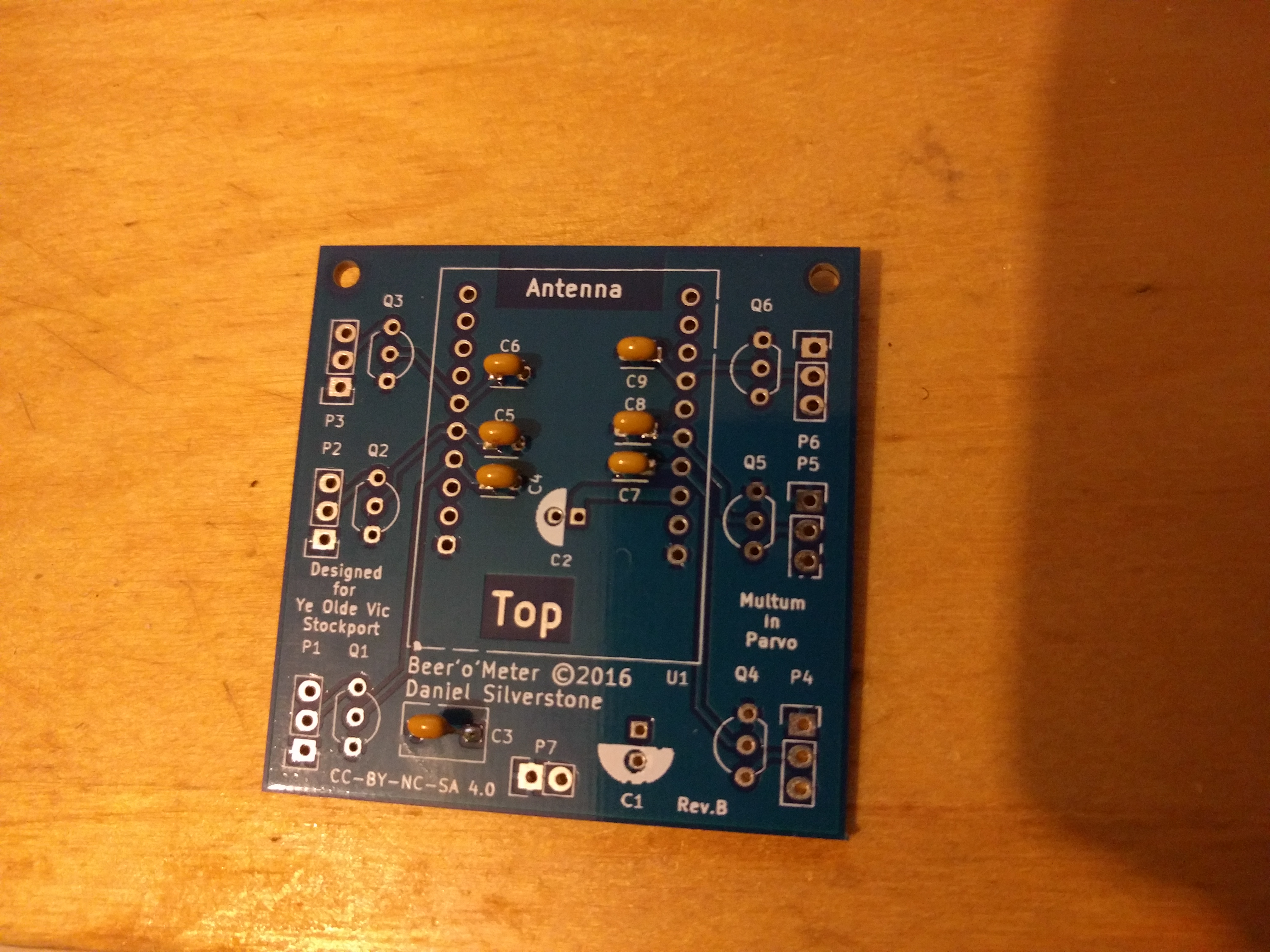Step 1, ceramic capacitors