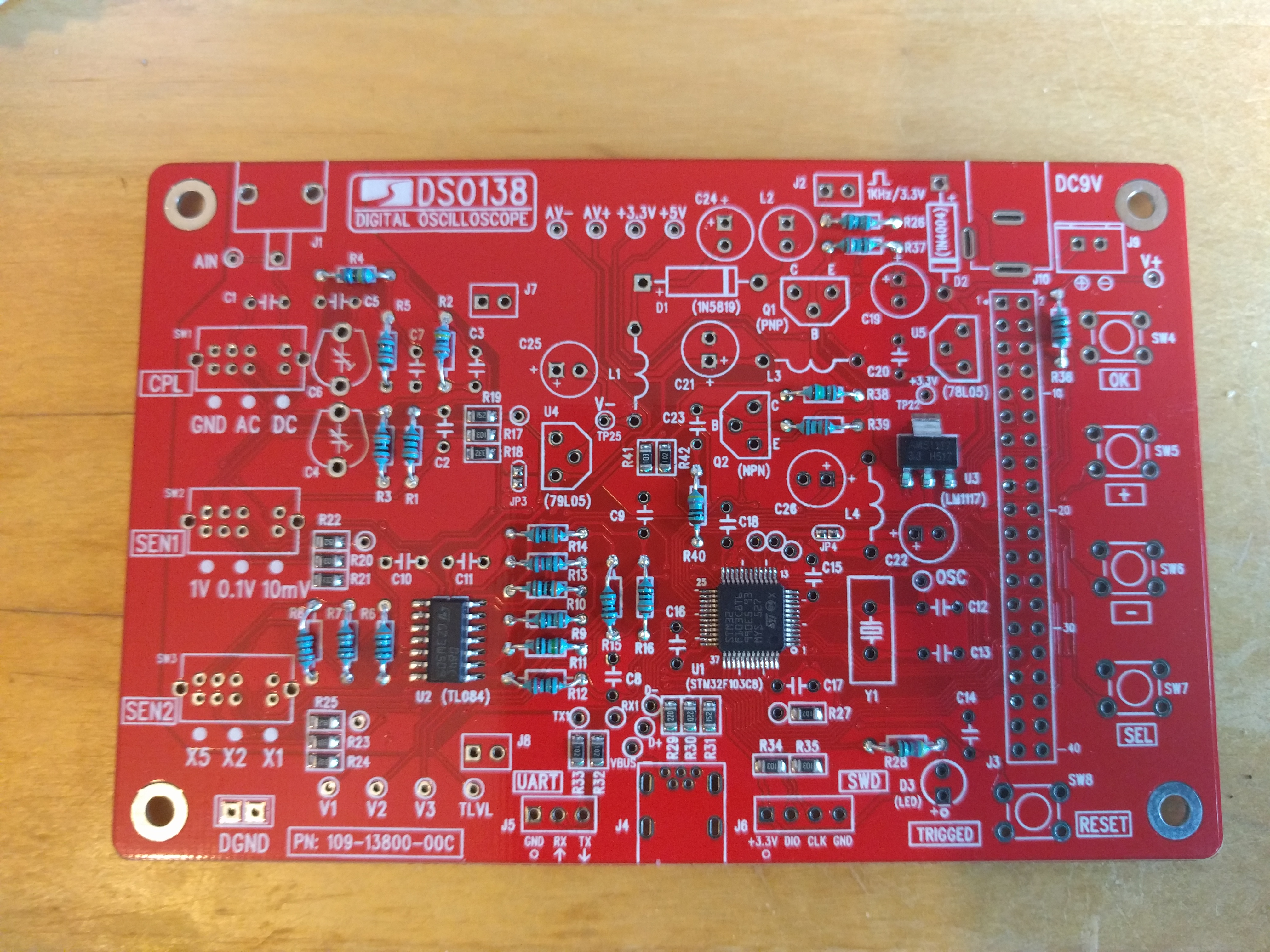 Step 1, fitting resistors