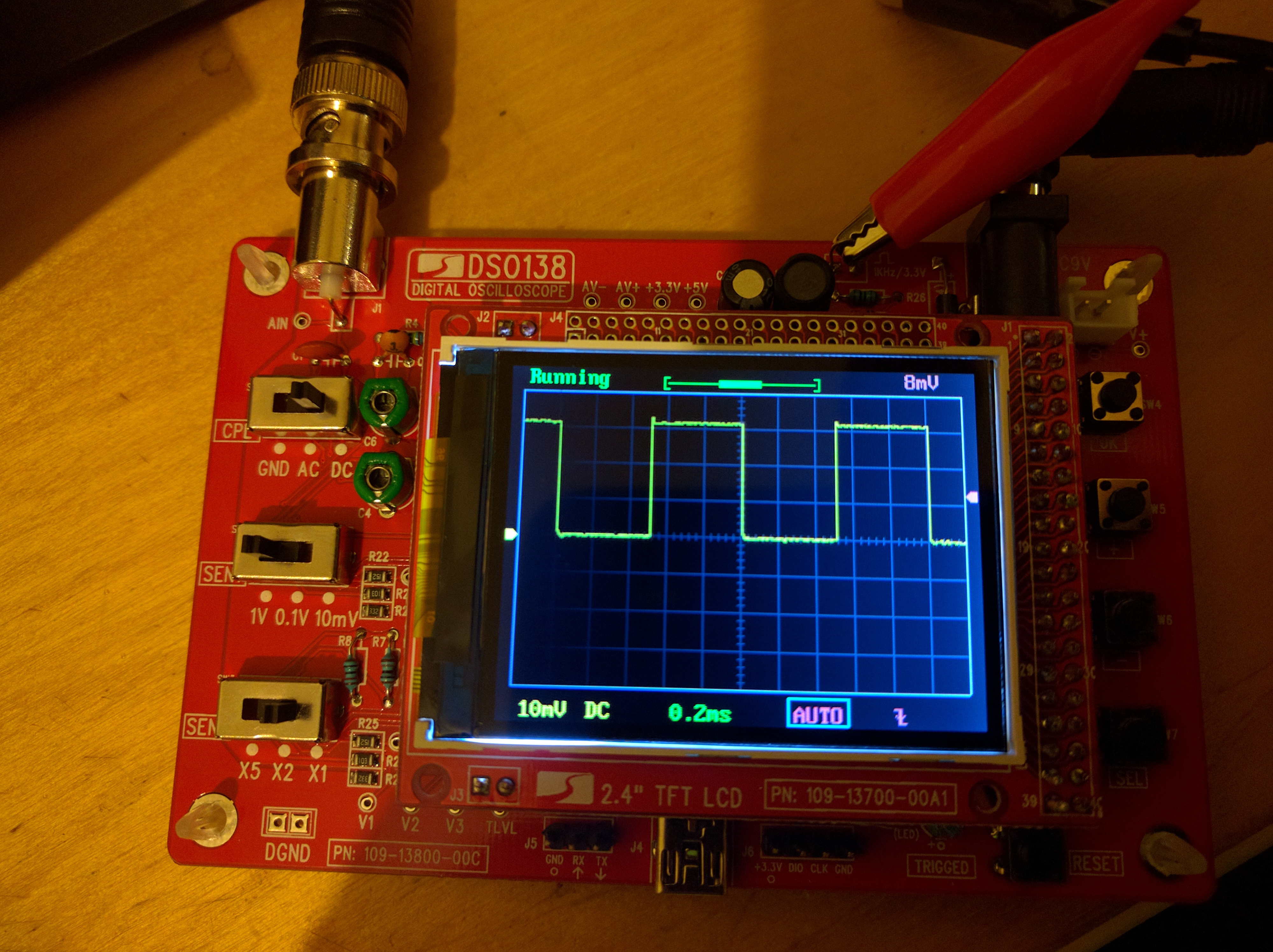 Working oscilloscope!